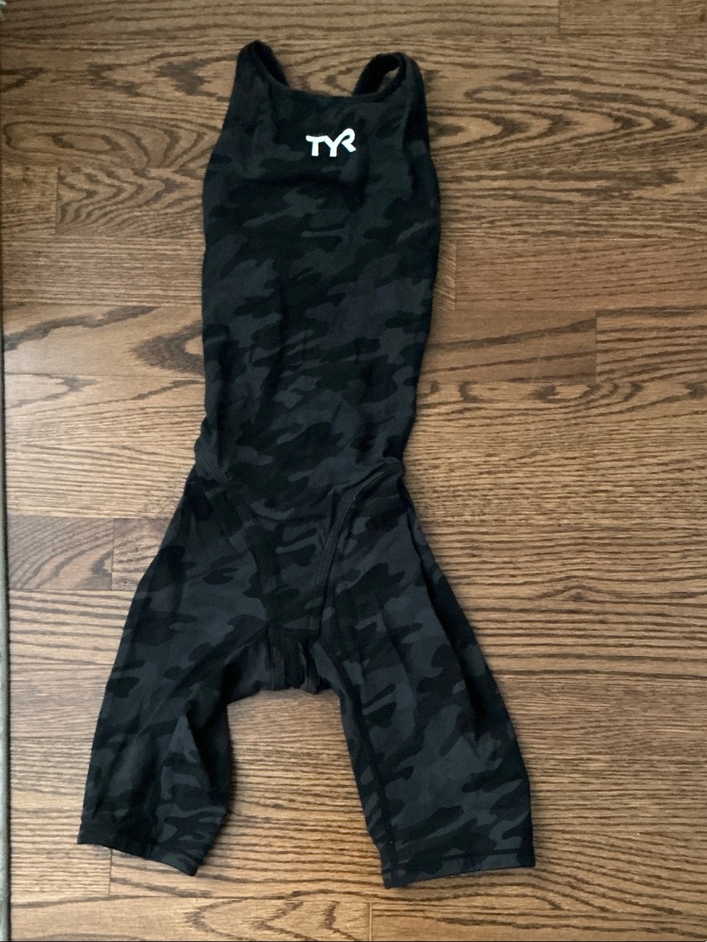TYR Black Camo tech suit